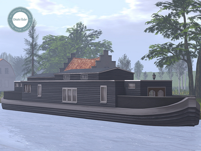 Second Life Marketplace Houseboat New Amsterdam Furnished